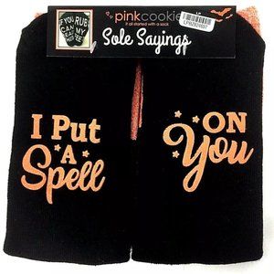 Women's "I Put A Spell On You" Halloween Socks
